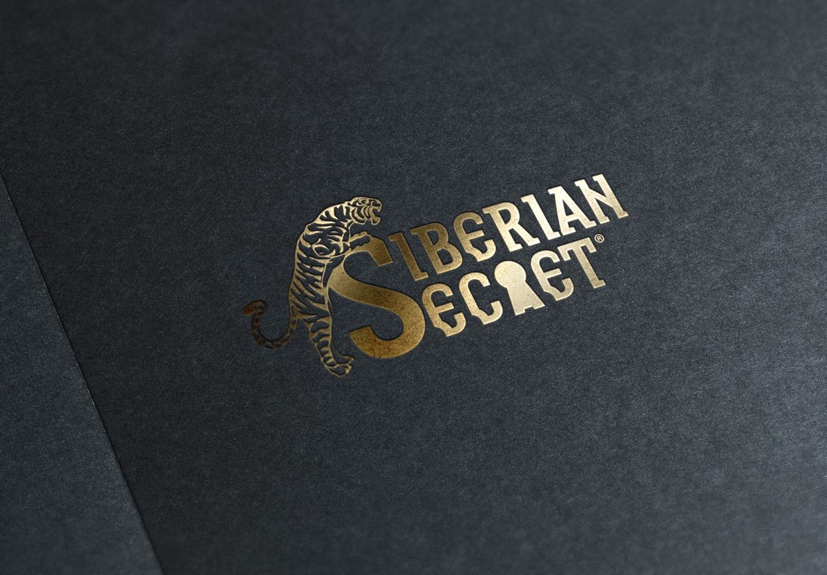 Marca Siberian Secret în auriu